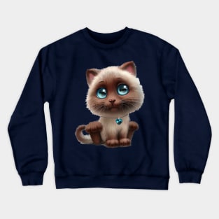 Siamese cat Crewneck Sweatshirt